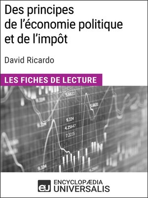 cover image of Des principes de l'économie politique et de l'impôt de David Ricardo